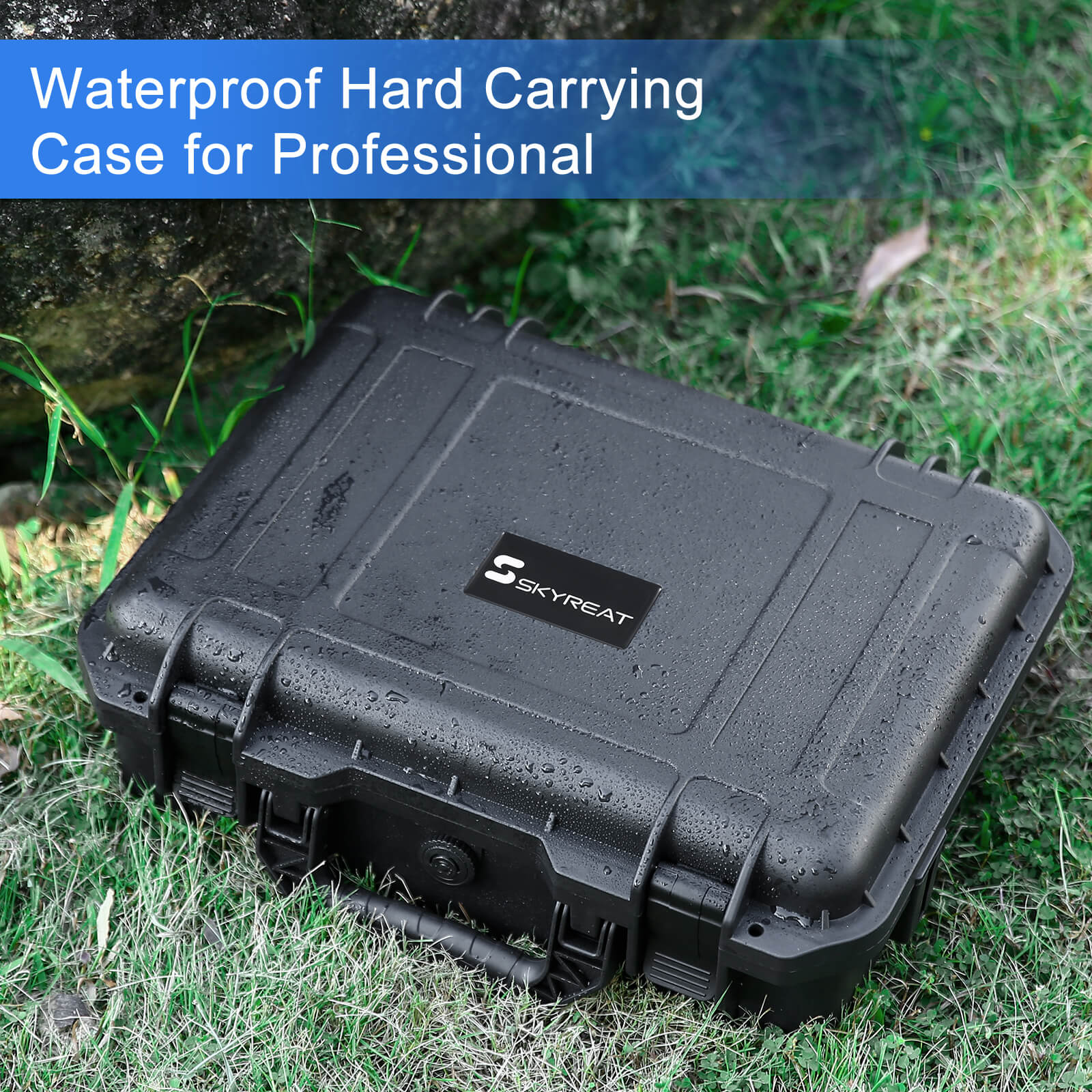 Skyreat Mini 4 Pro Hard Case, Waterproof Hard Shell Storage Bag for DJI  Mini 4 Pro Drone Fly More Combo with DJI RC 2 Controller Accessories