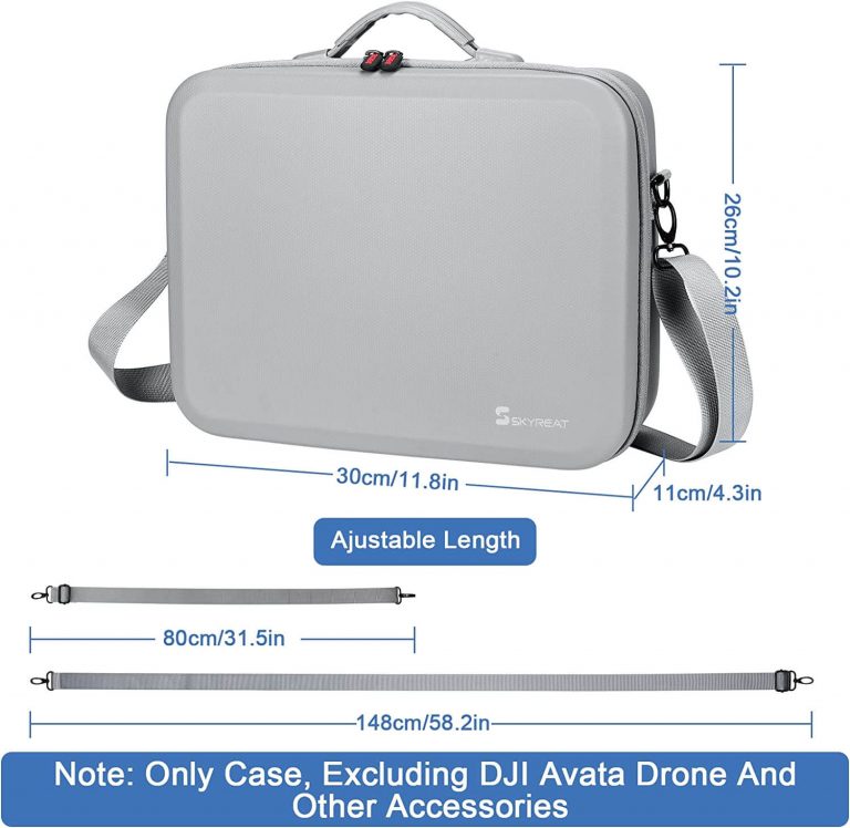 Skyreat Avata Case Portable Pu Leather Shoulder Bag For Dji Avata Pro