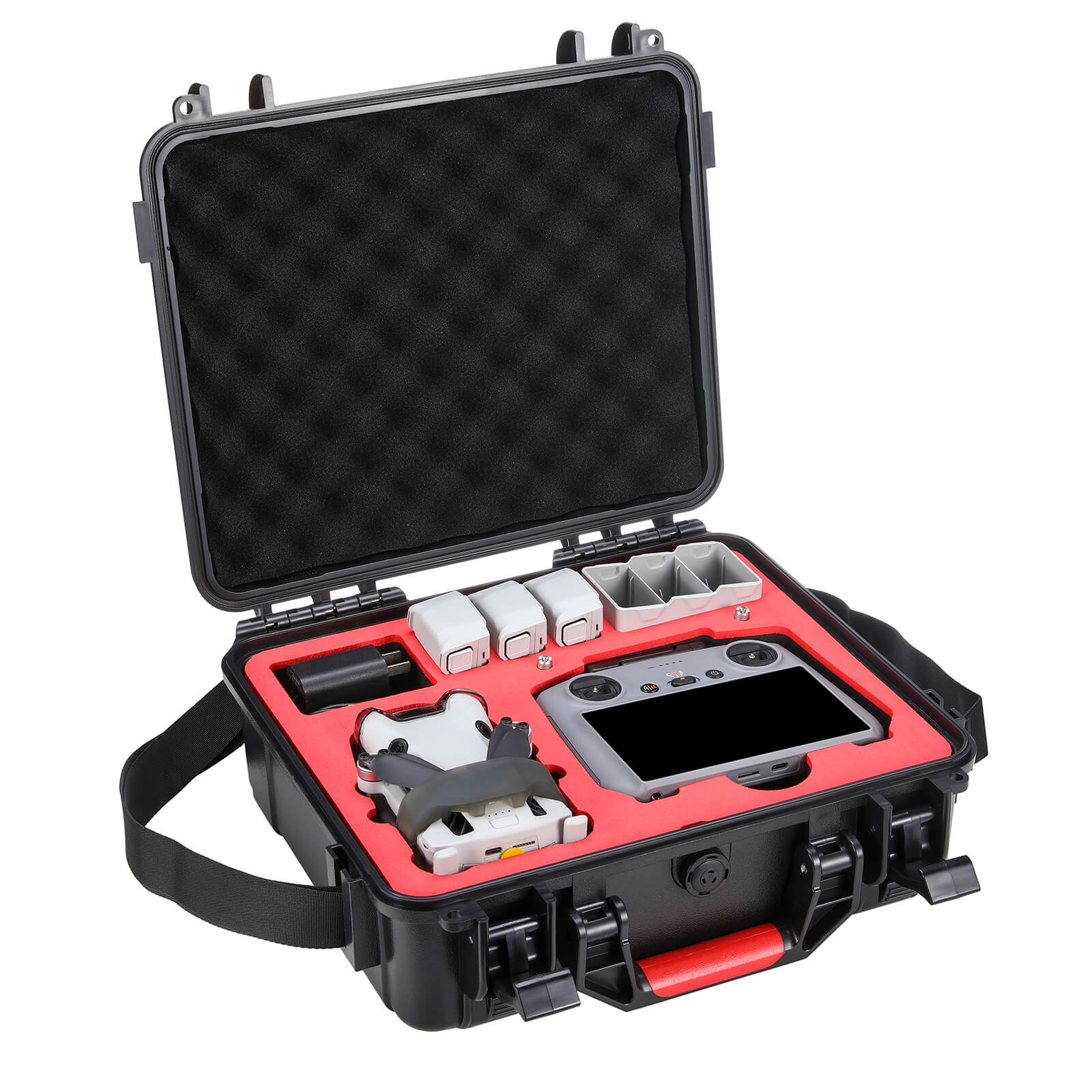 STARTRC Air 3 Case, Portable Travel Bag Carrying Case for DJI Air 3 Fly  More Combo,RC 2/RC-N2 Controller,Battery Charging Hub and Drone Accessories